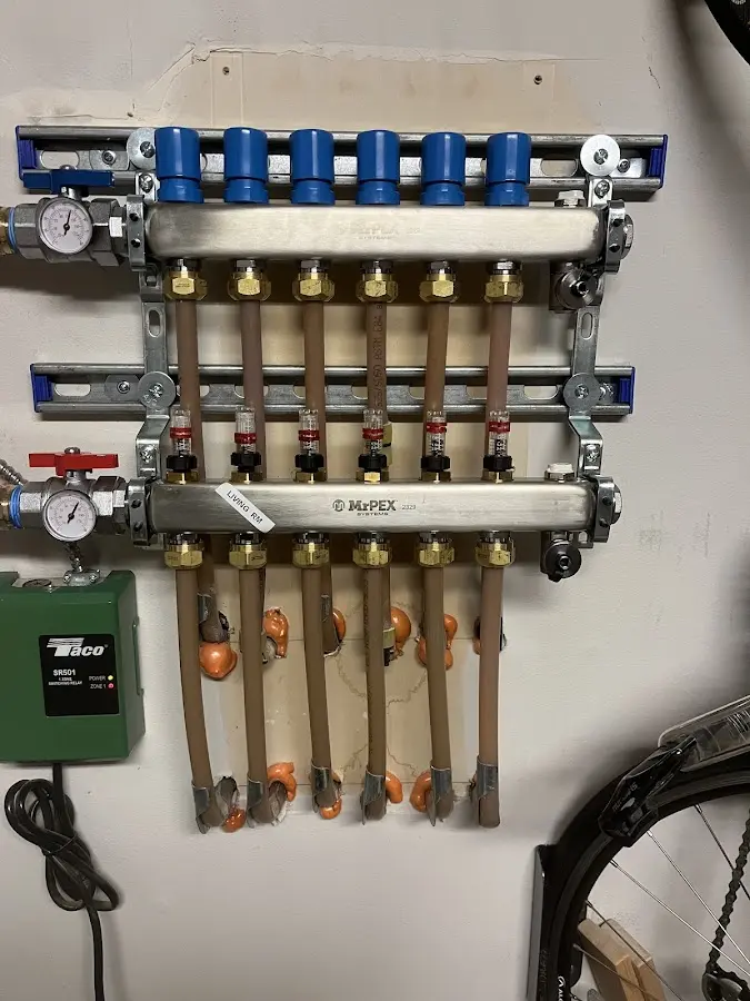 Plumber performing Leak Detection at a residential property in Clearfield